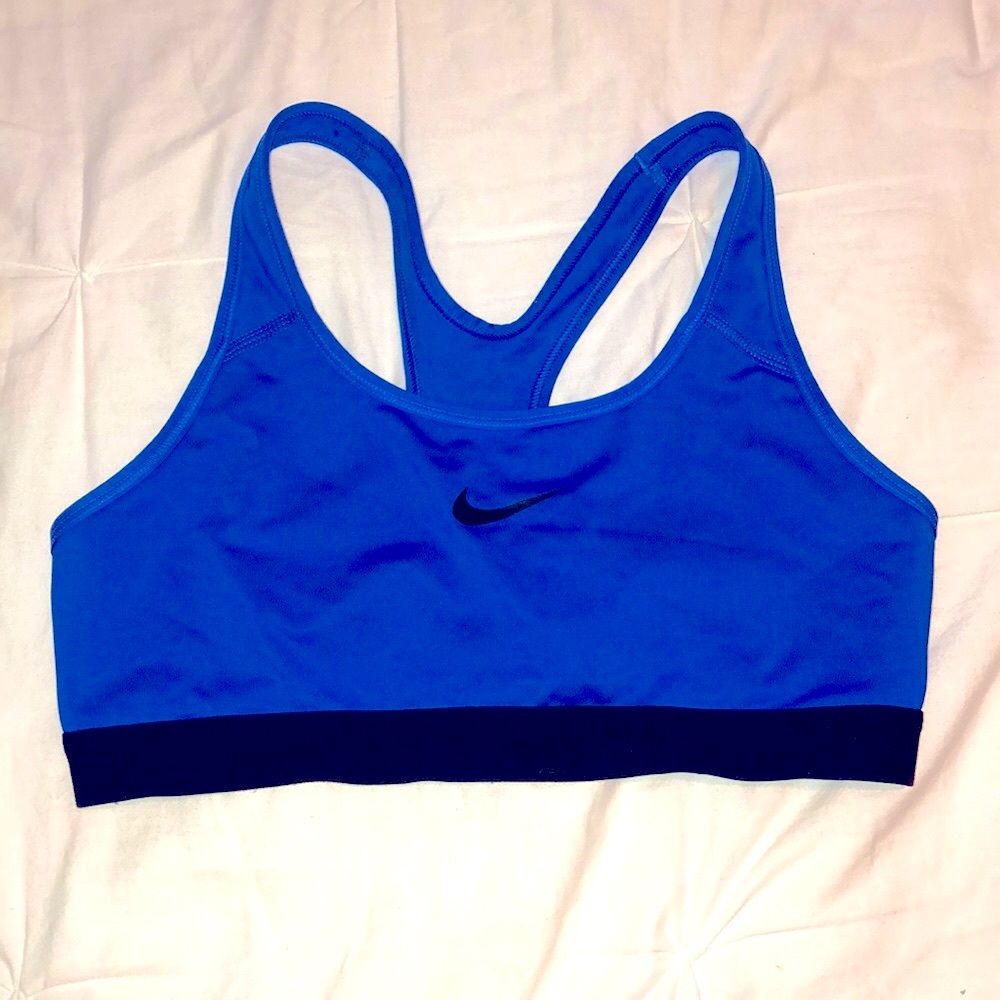 Nike sports bra blue